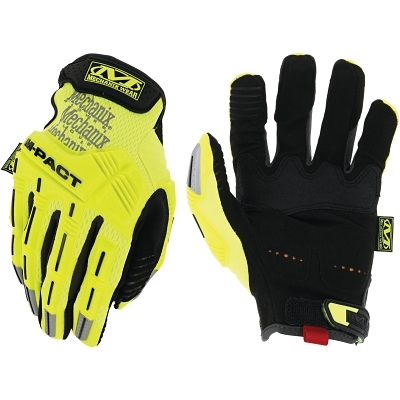 SAFETY HIGH VIZ M-PACT GLOVE- YELLOW